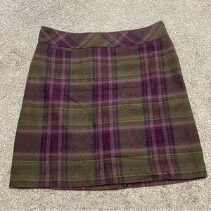 NWT Women’s LL Bean Favorite Fit Andover Wool Blend Skirt Size 14 P